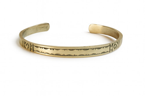 Bracelet touareg laiton - bracelet,