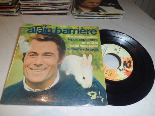 Vinyle 45t alain barriere - 45t,