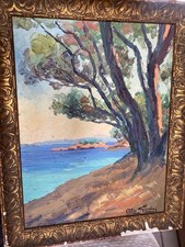 Aldo Giordani (1924-1992) - Huile sur panneau - Signée - Provence - St Raphaël