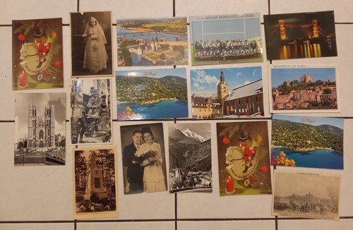 Lot vieilles cartes - de,