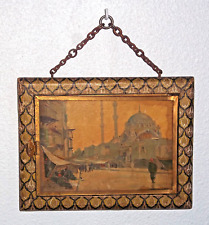 MIROIR TRYPTIQUE - DECORATION MOYEN ORIENT / MAGHREB / MOSQUEE - BON ET BEL ETAT