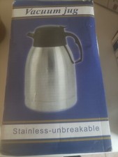Pichet bouteille thermos inox 1.2L pour chaud / froid ,café thé eau, isotherme.a