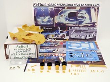 GRAC MT20 Simca Chrysler n°23 Le Mans 74 Mamers Lapeyre Kit résine 1/43 ReStart