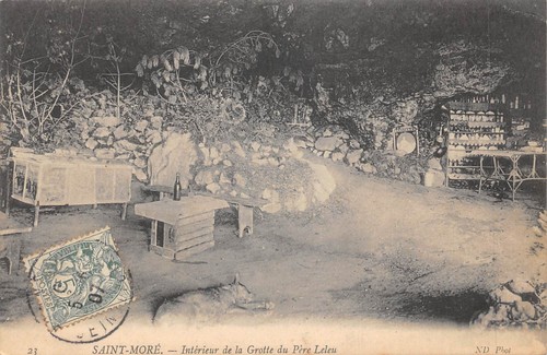 Cpa saint more interieur - cpa,