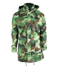 Authentique Armée Serbe Parka Tactique Forces Spéciales Veste Terrain Woodland