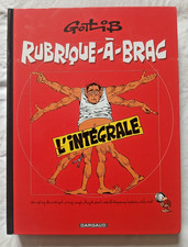 Gotlib : Rubrique bric à brac : L' Intégrale Dargaud BD 2013