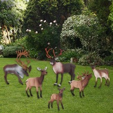 6 pièces PVC Elk Sika cerf