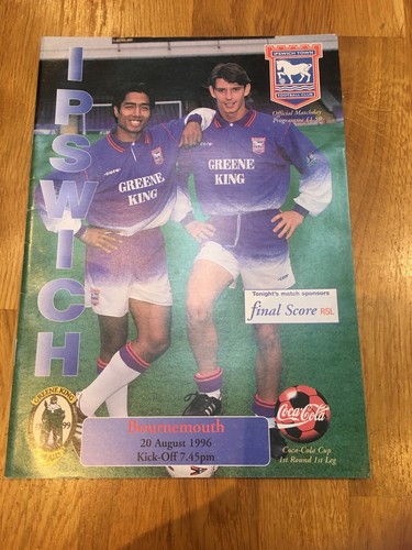 Programme football ipswich - football,