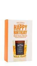 Jack Daniel's - Old No. 7 Tennessee Whiskey Happy Birthday Card Gift Pack 5cl