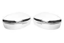 Nissan Qashqai Coque Miroir Rétroviseur Set Chrome 14-21 Paire Gauche Droit