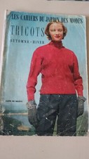 REVUE ANCIENNE CAHIERS JARDIN DES MODES TRICOTS COUTURE AUTOMNE HIVER 1953 n°74