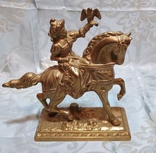 sculpture en bronze doré, ou