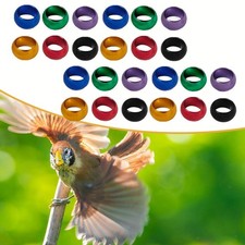 Lot de 12 bagues en aluminium