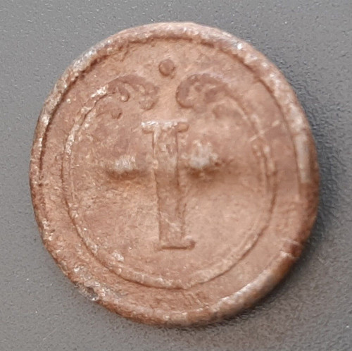 Bouton en étain 22mm - bouton,