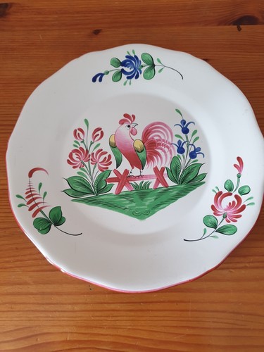 Assiette décorative faïence