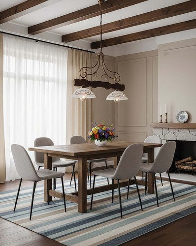 Balançoire lustre rustique - balançoire, de
