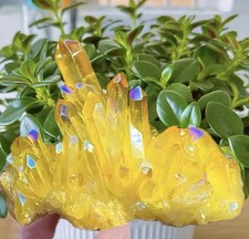 Cluster quartz jaune - cluster,