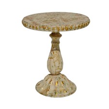 Guéridon fer patiné petit 30x30x35cm