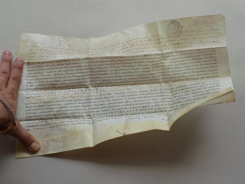Rare diplôme imprimé sur
