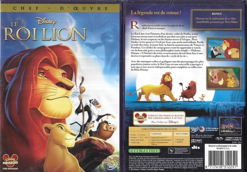 Rare dvd roi lion - le,