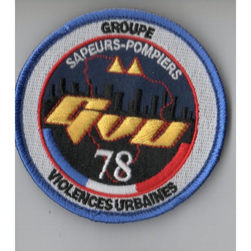Ecussons pompiers gvu sdis - sdis, 78