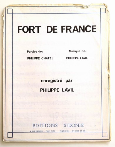 Partition vintage sheet music