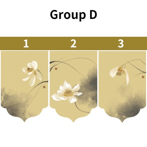 3pcs court noren porte - 3pcs,