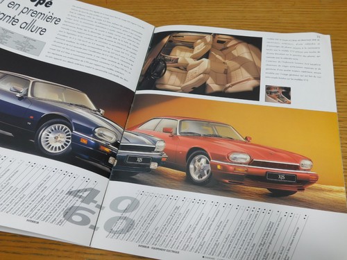 Brochure 1995 photos jaguar - 1995, de
