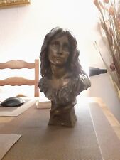 buste bronze signé, Mengin