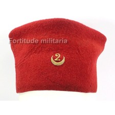 Tirailleurs : Chéchia réglementaire 2RTA -Tirailleurs Algériens - ( Original )