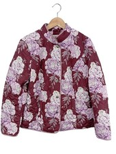HELENA VERA Veste courte Dames Veste T EU 42 rouge-rose style décontracté