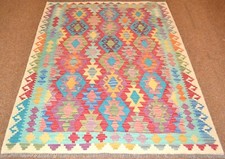 Tapis Kilim Afghan Tissé À