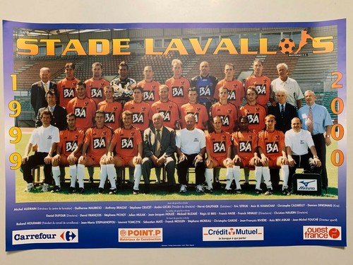 Poster equipe stade lavallois - stade,