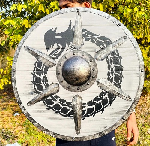 Bouclier médiéval viking - , en