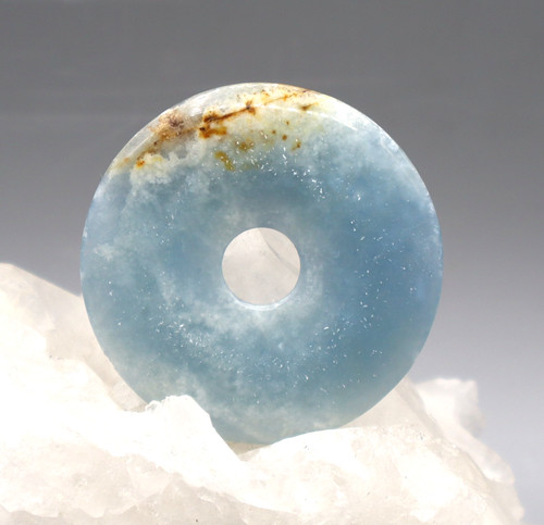 Aragonite bleue pendentif - bleue,