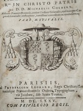 Le Bréviaire De Michel Colbert 1675, Armoiries