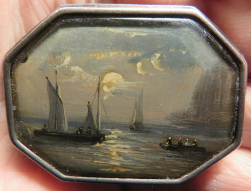Broche xix peinture marine - peinture,