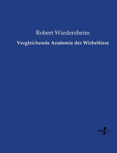 Vergleichende anatomie der - vergleichende,