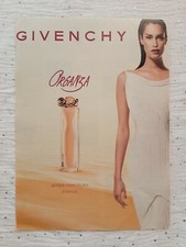Publicité papier Parfum. Perfume Ad Givenchy Organza de 1998 (02)