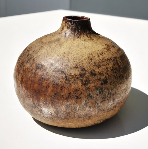 Superbe vase boule - , en