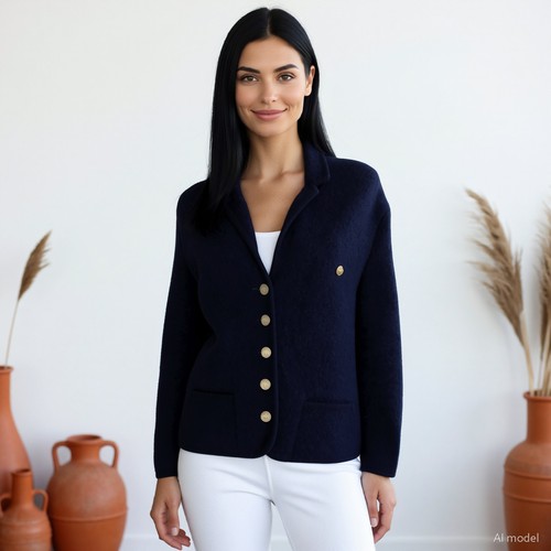 Vintage blazer bleue grosse - bleue,