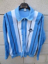 VINTAGE Veste sport JOINVILLE FRANCE bleu ciel blanc années 80 tracktop jacket M