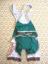 Cuissard cycliste Team Sojasun Noret vert vintage cycling homme - 4 / L