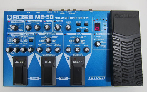 Pédale effets boss - pédale, me-50