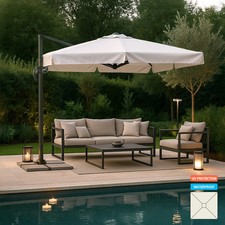 Parasol déporté de jardin