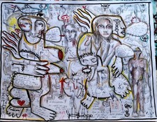 Peinture Originale Sur Papier