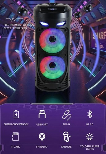 Boombox haut parleur portable - parleur,