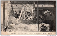 89 AUXERRE - retraite illuminee aout 1908, gondole venitienne