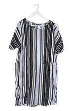 TANGO Robe à manches courtes Dames Robe T EU 40 noir-blanc-bleu