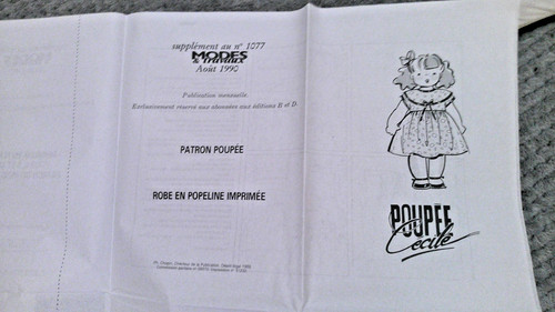 Patron poupée cécile modes - patron,